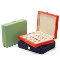 Velvet Jewelry Set Box PU Leather durable Sold By PC