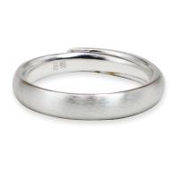 Couple Finger Rings 925 Sterling Silver polished Adjustable original color Sold By PC