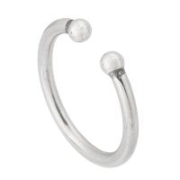 Vinger Ring in edelstaal, 304 roestvrij staal, mode sieraden & voor vrouw, oorspronkelijke kleur, 2mm,3mm, Verkocht door PC