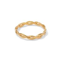 Edelstahl Ringe, 304 Edelstahl, Modeschmuck & für Frau, goldfarben, 3mm, verkauft von PC