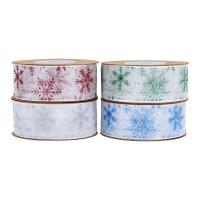 Christmas Ribbons Polyester Christmas Design & DIY 25mm Sold By Spool