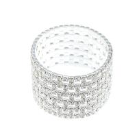 Strass armbanden, Zinc Alloy, platinum plated, verschillende stijlen voor de keuze & voor vrouw & met strass, nikkel, lood en cadmium vrij, Verkocht door PC