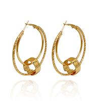 Zinc Alloy Drop Earrings plated fashion jewelry & for woman Sold By Pair