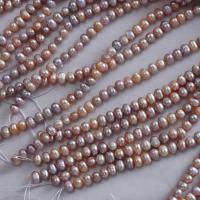 Krumpir Kulturan Slatkovodni Pearl perle, možete DIY, miješana boja, 5mm, Dužina Približno 13.78 inčni, Prodano By PC