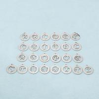 Pendentifs en acier inoxydable Lettre, Acier inoxydable 304, DIY & styles différents pour le choix, couleur originale, 20mm, Vendu par PC