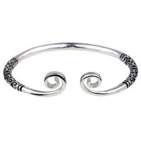 Messing-Armbänder, Kupfernickel, plattiert, unisex, keine, 60.60mm, verkauft von PC