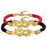 Messing Armbanden, Cupronikkel, gold plated, Verstelbare & mode sieraden, meer kleuren voor de keuze, 220mm, Verkocht door PC