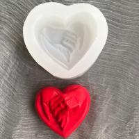 Set di stampe epossidici fai da te, silicone, Cuore, DIY, 91x82x40mm, Venduto da PC