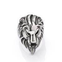 Acier titane bague, poli, bijoux de mode & normes différentes pour le choix & styles différents pour le choix & pour homme & noircir, plus de couleurs à choisir, Taille:8-12, Vendu par PC