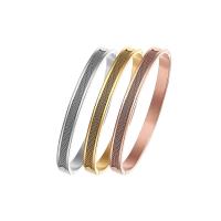 Titanium Staal Bangle, Donut, mode sieraden & uniseks & verschillende grootte voor keus, meer kleuren voor de keuze, Verkocht door PC