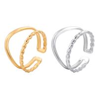 Titanium Steel Finger Ring Vacuum Ion Plating fashion jewelry & for woman & hollow Sold By PC