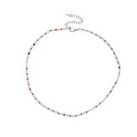 Seed verre collier de perles, perle de plastique, avec Seedbead, Style bohème & pour femme, Longueur Environ 17.8 pouce, Vendu par PC