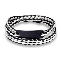 PU cavo bracciali, with lega in zinco, placcato, tinto & unisex, nessuno, Lunghezza Appross. 8.26 pollice, Venduto da PC