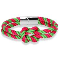 Nylon Cord Apyrankės, Nylon laidas, su Titano plienas, unisex, daugiau spalvų pasirinkimas, Ilgis Apytiksliai 8.26 Inch, Pardavė PC