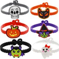 Halloween Bracelet Soft PVC epoxy gel Halloween Design & for woman Length 7.68 Inch Sold By PC