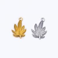 Ruostumaton teräs Extender Ketju Drop, 304 Stainless Steel, Maple Leaf, muoti korut & tee-se-itse, enemmän värejä valinta, 9x21mm, 3PC/laukku, Myymät laukku