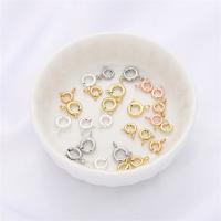 Brass Spring Ring Clasp plated DIY nickel lead & cadmium free Sold By PC