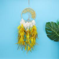 Mode Dreamcatcher, Veer, met Ijzer, Opknoping, meer kleuren voor de keuze, 600mm, Verkocht door PC