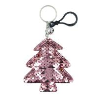 PET Key spona, s Zinek, Vánoční strom, Vánoční design & unisex, více barev na výběr, 145x80mm, Prodáno By PC