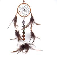 Mode Dreamcatcher, Feather, med Järn, Hängande, brun, 560mm, Säljs av PC