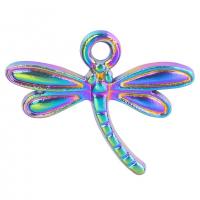 Zinklegering Hangers, Zinc Alloy, Dragonfly, kleurrijke vergulde, uniseks & verschillende stijlen voor de keuze, meer kleuren voor de keuze, nikkel, lood en cadmium vrij, 18x14mm, Lengte Ca 50 cm, Verkocht door PC