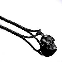 Collier Halloween, alliage de zinc, crane, Placage, Halloween Design & unisexe, plus de couleurs à choisir, protéger l'environnement, sans nickel, plomb et cadmium, Longueur 23.62 pouce, Vendu par PC