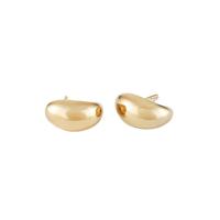 Stainless Steel Stud Earrings 304 Stainless Steel Vacuum Ion Plating for woman Sold By Pair