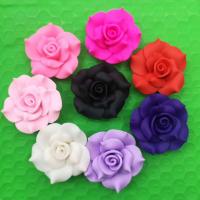 Mobile Phone DIY Decoration Polymer Clay Flower 40mm Approx Sold By Bag