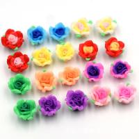 Haarschmuck DIY Ergebnisse, Polymer Ton, Blume, keine, 15mm, ca. 100PCs/Tasche, verkauft von Tasche