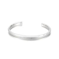 304 rozsdamentes acél Cuff Bangle, állvány borítás, a nő, több színt a választás, 5mm, Belső átmérő:Kb 61mm, Által értékesített PC