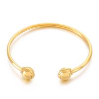 304 roestvrij staal Manchet Bangle, rack plating, voor vrouw, meer kleuren voor de keuze, 9mm, Binnendiameter:Ca 58mm, Verkocht door PC