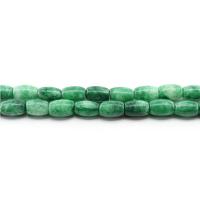 Kosmochlor Jade Beads barrel polished DIY green Approx Sold By Strand