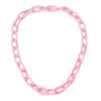 Collier acrylique, bijoux de mode & pour femme, plus de couleurs à choisir, Longueur 62 cm, Vendu par PC