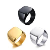 Acier titane bague, Placage, normes différentes pour le choix & pour homme, plus de couleurs à choisir, Vendu par PC