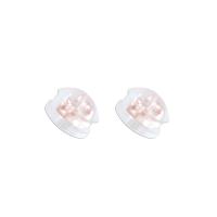 Silicone Ear Nut Component, du kan DIY, flere farver til valg, 5.50x4mm, 300pc'er/Lot, Solgt af Lot