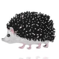 Enamel Brooch Zinc Alloy Hedgehog plated Unisex & with rhinestone nickel lead & cadmium free Sold By PC