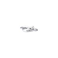 925 Sterling Silver connettori, 925 sterline d'argento, placcato, formato differente per scelta, nessuno, Venduto da lotto