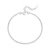 Sterling Zilver Armbanden, 925 sterling zilver, silver plated, mode sieraden & voor vrouw, zilver, 200mm, Verkocht door PC