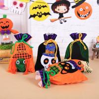 Cloth Drawstring Bag Halloween Design Sold By PC