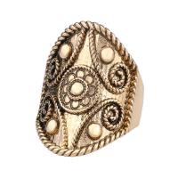 Zinklegering ringen, Zinc Alloy, antiek goud plated, mode sieraden & uniseks & verschillende grootte voor keus, nikkel, lood en cadmium vrij, 31mm, Verkocht door PC