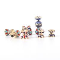 Zinc Alloy Spacer Beads plated DIY & enamel nickel lead & cadmium free Sold By PC