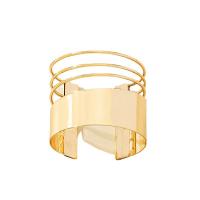 Zinc Alloy Bangle Smykker, forgyldt, for kvinde, flere farver til valg, nikkel, bly & cadmium fri, 49x56mm, Solgt af PC