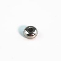 Perline in acciaio inox, 304 acciaio inox, DIY, 9mm, Venduto da PC