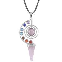 Gemstone Pendants Jewelry Zinc Alloy & Unisex nickel lead & cadmium free Sold By PC