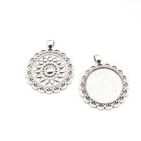 Zinc Alloy Pendant Cabochon Setting plated Sold By PC