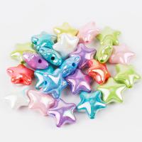 Plastic Beads Star Laser & DIY 22mm Sold By PC