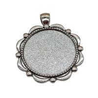 Zinc Alloy vedhæng Cabochon Setting, forgyldt, flere farver til valg, Indvendig diameter:Ca. 30mm, Solgt af PC