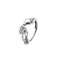 Sterling Silver Jewelry Finger Ring, 925 argento sterlina, Regolabile & per la donna, argento, Venduto da PC