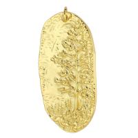 Brass Jewelry Pendants gold color plated fashion jewelry & DIY & for woman golden Approx 3mm Sold By Lot