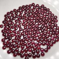 Garnet Cabochon, Rund, polerad, DIY, röd, 6mm, Ca 200PC/Bag, Säljs av Bag